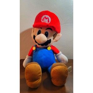 Nintendo Super Mario LARGE 23" plush 2020. Secret Pocket On Back!
